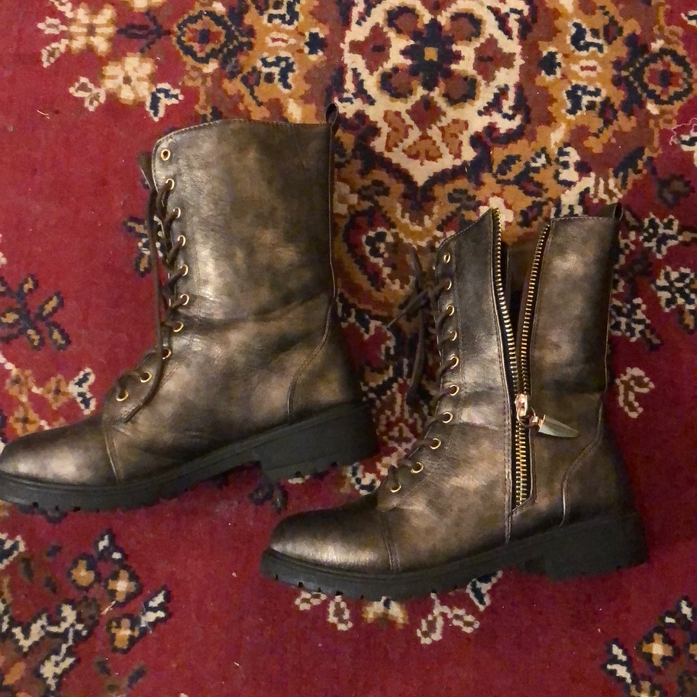 Steampunk style boots